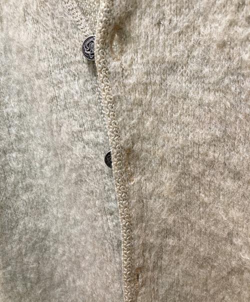 JANTZEN（ジャンセン）JANTZEN (ジャンセン) ヴィンテージモヘヤブレンドカーディガン 黄緑 サイズ:Mの古着・服飾アイテム