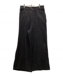 crewre（クルー）の古着「ワイドパンツ」｜ブラック