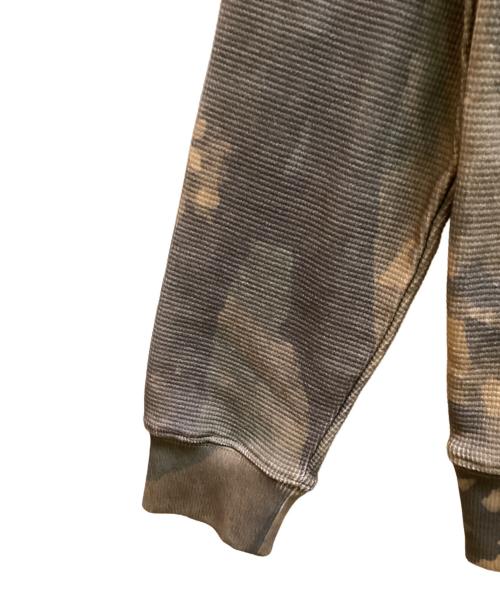 Metalwood Studio（メタルウッド スタジオ）metalwood studio (メタルウッド スタジオ) MINI METAL LOGO LS THERMAL POLO ブラウン サイズ:M 未使用品の古着・服飾アイテム