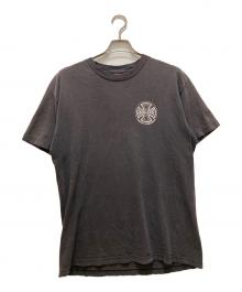 INDEPENDENT（インディペンデント）の古着「オールドプリントTシャツ」｜ブラック