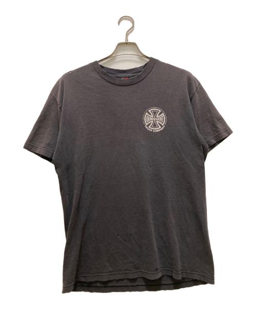 INDEPENDENT（インディペンデント）INDEPENDENT (インディペンデント) オールドプリントTシャツ ブラック サイズ:Freeの古着・服飾アイテム