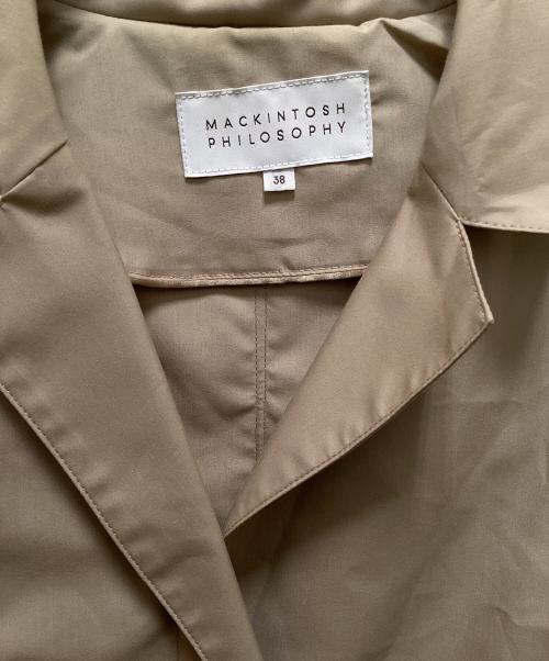 MACKINTOSH PHILOSOPHY（マッキントッシュ フィロソフィー）MACKINTOSH PHILOSOPHY (マッキントッシュ フィロソフィー) 比翼チェスターコート ベージュ サイズ:38の古着・服飾アイテム