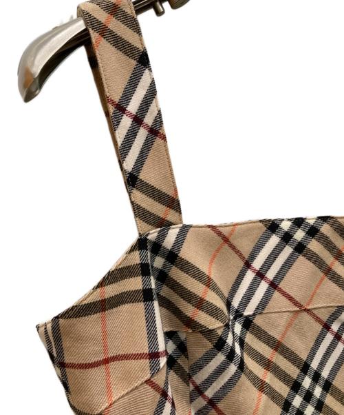 BURBERRY BLUE LABEL（バーバリー ブルー レーベル）BURBERRY BLUE LABEL (バーバリー ブルー レーベル) ノバチェック ノースリーブミニワンピース ベージュ サイズ:38の古着・服飾アイテム