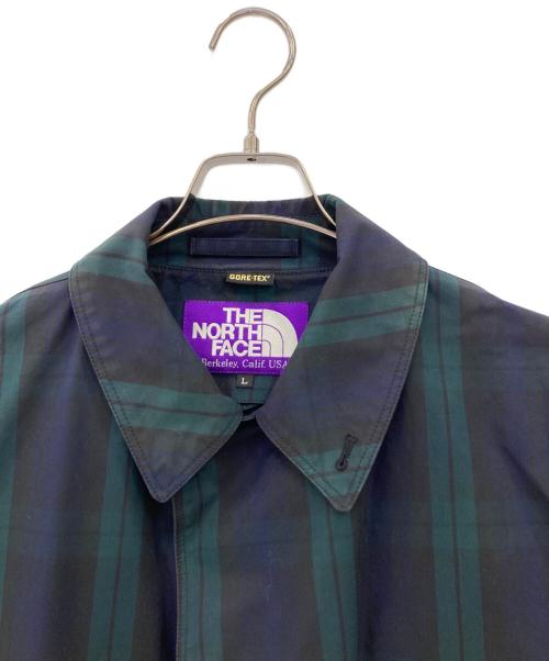 THE NORTHFACE PURPLELABEL（ザ・ノースフェイス パープルレーベル）THE NORTHFACE PURPLELABEL (ザ・ノースフェイス パープルレーベル) ステンカラーコート グリーン サイズ:Lの古着・服飾アイテム