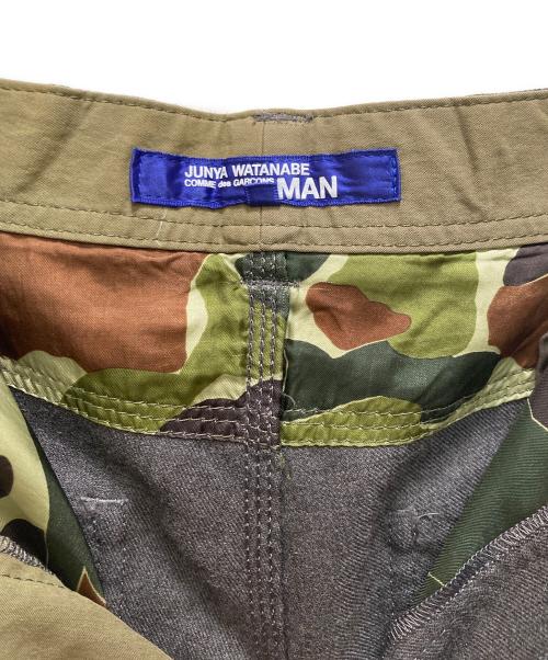 COMME des GARCONS JUNYA WATANABE MAN（コム デ ギャルソン ジュンヤ ワタナベ マン）COMME des GARCONS JUNYA WATANABE MAN (コム デ ギャルソン ジュンヤ ワタナベ マン) 裏地カモフラ ウールペインターパンツ グレー サイズ:Mの古着・服飾アイテム
