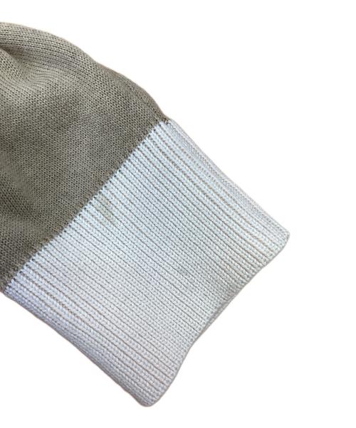 maison kitsune（メゾンキツネ）maison kitsune (メゾンキツネ) フォックスパッチバイカラークラシックカーディガン ブラウン サイズ:XXSの古着・服飾アイテム