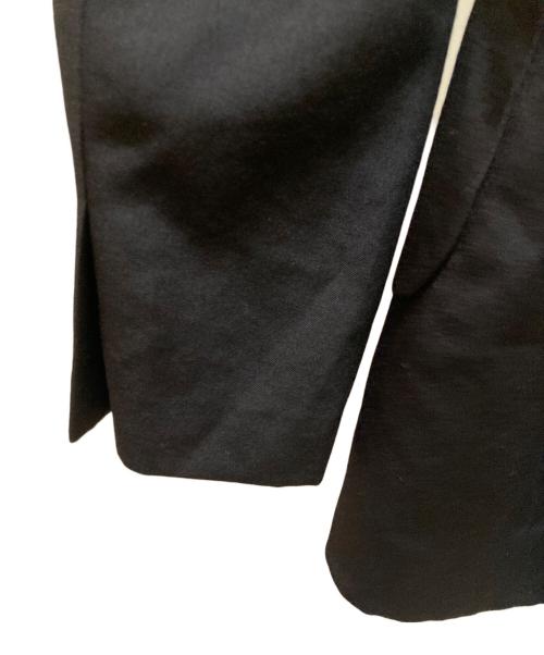 yohji yamamoto+noir（ヨウジヤマモトプリュスノアール）yohji yamamoto+Noir (ヨウジヤマモトプリュスノアール) ウールギャバジンスナップジャケット ブラック サイズ:1の古着・服飾アイテム