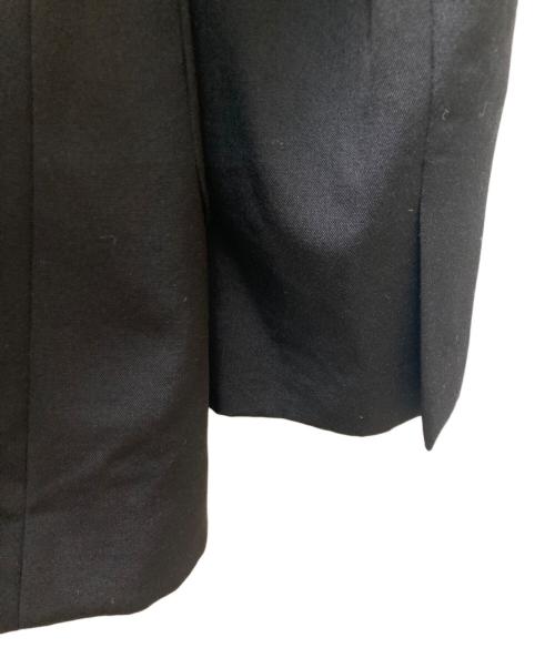 yohji yamamoto+noir（ヨウジヤマモトプリュスノアール）yohji yamamoto+Noir (ヨウジヤマモトプリュスノアール) ウールギャバジンスナップジャケット ブラック サイズ:1の古着・服飾アイテム