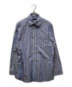 BURBERRY LONDONバーバリーロンドン）の古着「ストライプシャツ」｜ブルー