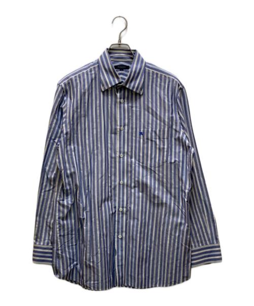 BURBERRY LONDON（バーバリーロンドン）BURBERRY LONDON (バーバリーロンドン) ストライプシャツ ブルー サイズ:Lの古着・服飾アイテム