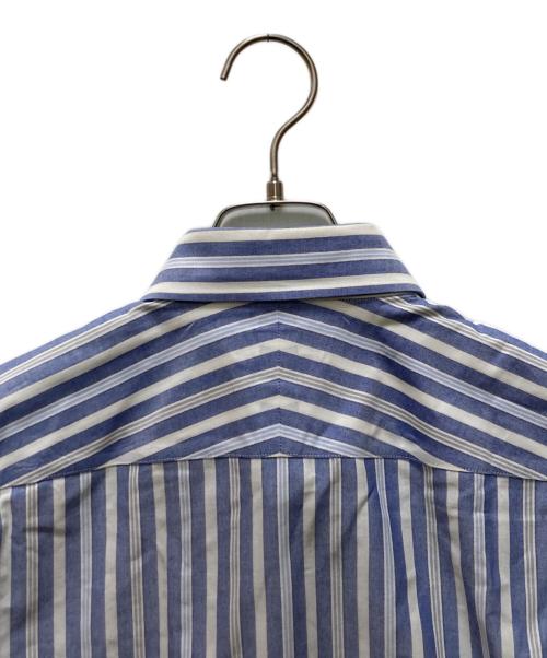 BURBERRY LONDON（バーバリーロンドン）BURBERRY LONDON (バーバリーロンドン) ストライプシャツ ブルー サイズ:Lの古着・服飾アイテム