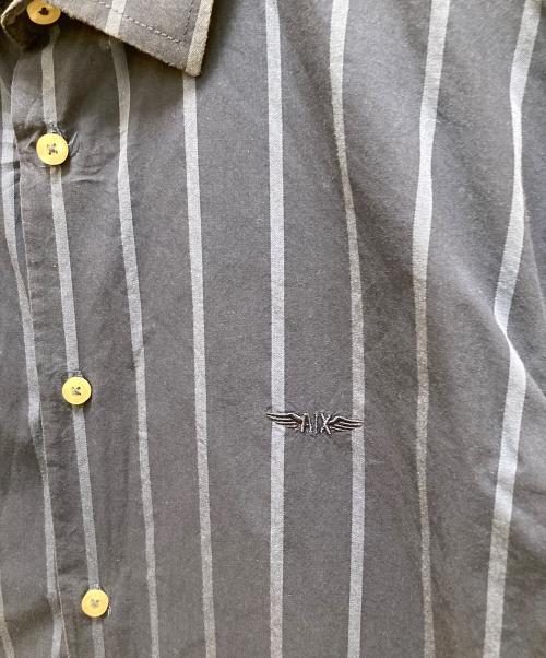 ARMANI EXCHANGE（アルマーニ エクスチェンジ）ARMANI EXCHANGE (アルマーニ エクスチェンジ) ストライプシャツ ブルー サイズ:Lの古着・服飾アイテム