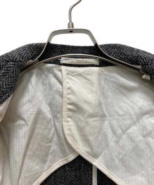 BEAMS PLUS（ビームスプラス）BEAMS PLUS (ビームスプラス) Harris Tweed (ハリスツイード) 3Bウールヘリンボーンテーラードジャケット グレー サイズ:Mの古着・服飾アイテム