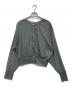 CLANE（クラネ）の古着「W FACE CENTER LINE SHEER CARDIGAN」｜ブルー