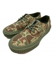 WTAPS×OAMC×VANS OFF THE WALL（ダブルタップス×オーエーエムシー×ヴァンズオフザウォール）の古着「セイリン ラグ "ダックカモ ローカットスニーカー」｜グリーン