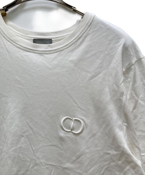 DIOR HOMME（ディオール オム）DIOR HOMME (ディオール オム) CDアイコン Tシャツ ホワイト サイズ:Lの古着・服飾アイテム