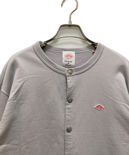 DANTON（ダントン）DANTON (ダントン) クルーネック スウェットカーディガン グレー サイズ:36の古着・服飾アイテム