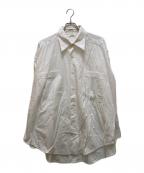 LIMI feuリミフゥ）の古着「再構築オーバーシャツ」｜ホワイト