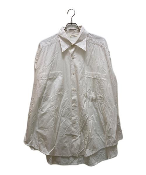 LIMI feu（リミフゥ）LIMI feu (リミフゥ) 再構築オーバーシャツ ホワイト サイズ:Sの古着・服飾アイテム