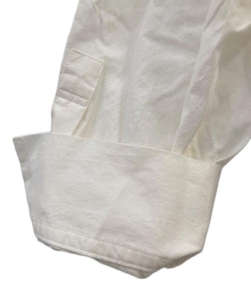 LIMI feu（リミフゥ）LIMI feu (リミフゥ) 再構築オーバーシャツ ホワイト サイズ:Sの古着・服飾アイテム