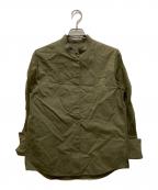 J.W.ANDERSONジェイダブリューアンダーソン）の古着「TUXED ROUND HEM SHIRT」｜グリーン