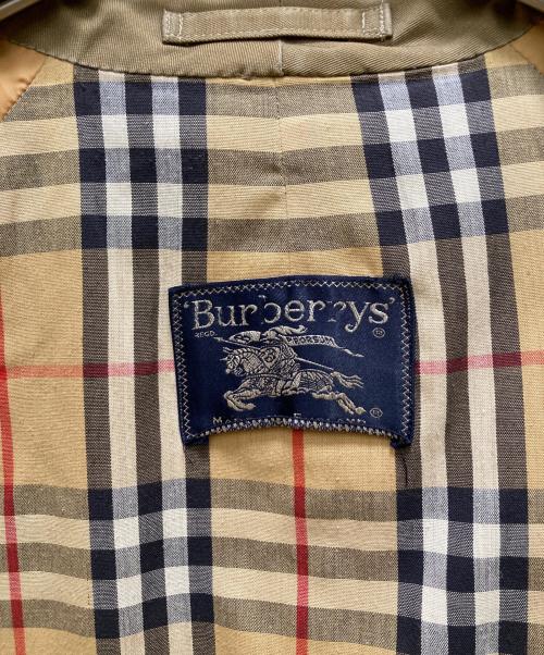 Burberry's（バーバリー）Burberry's (バーバリーズ) 裏ノバチェックトレンチコート ブラウン サイズ:サイズ表記無しの古着・服飾アイテム