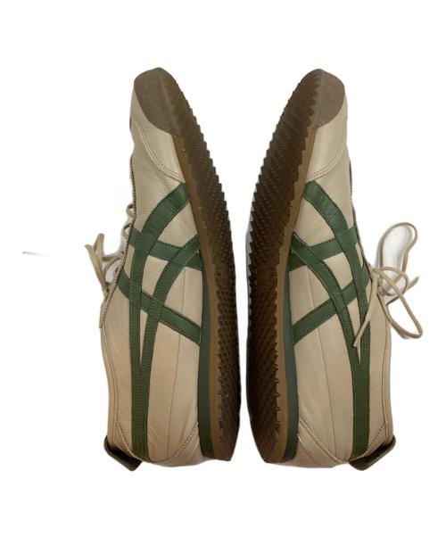 Onitsuka Tiger（オニツカタイガー）Onitsuka Tiger (オニツカタイガー) ローカットスニーカー ベージュグリーン サイズ:28.5cmの古着・服飾アイテム