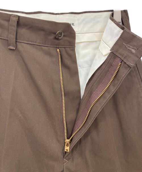 THE SHINZONE（ザ シンゾーン）THE SHINZONE (ザ シンゾーン) WASHED HIGH WAIST CHINO PANTS ブラウン サイズ:SIZE P0の古着・服飾アイテム