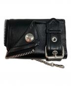 beautiful peopleビューティフルピープル）の古着「シープスキン ライダース プチ ウォレット」｜ブラック