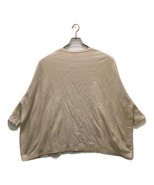 BEARDSLEY（ビアズリー）BEARDSLEY (ビアズリー) コットンビッグニット ベージュ サイズ:FREEの古着・服飾アイテム