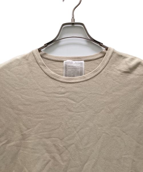 BEARDSLEY（ビアズリー）BEARDSLEY (ビアズリー) コットンビッグニット ベージュ サイズ:FREEの古着・服飾アイテム