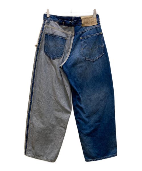 LEE（リー）LEE (リー) INSCRIRE (アンスクリア) journal standard L'essage (ジャーナルスタンダード レサージュ) 別注 インサイドアウトドッキング デニムパンツ インディゴ サイズ:Sの古着・服飾アイテム