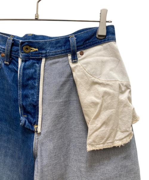 LEE（リー）LEE (リー) INSCRIRE (アンスクリア) journal standard L'essage (ジャーナルスタンダード レサージュ) 別注 インサイドアウトドッキング デニムパンツ インディゴ サイズ:Sの古着・服飾アイテム