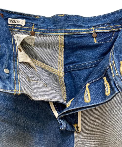LEE（リー）LEE (リー) INSCRIRE (アンスクリア) journal standard L'essage (ジャーナルスタンダード レサージュ) 別注 インサイドアウトドッキング デニムパンツ インディゴ サイズ:Sの古着・服飾アイテム
