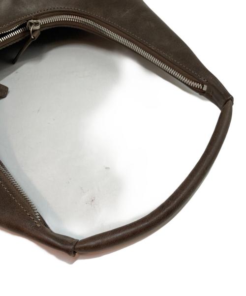 MARGESHERWOOD（マージシャーウッド）MARGESHERWOOD (マージシャーウッド) マーシャーウッドホーボーミニバッグ ブラウンの古着・服飾アイテム