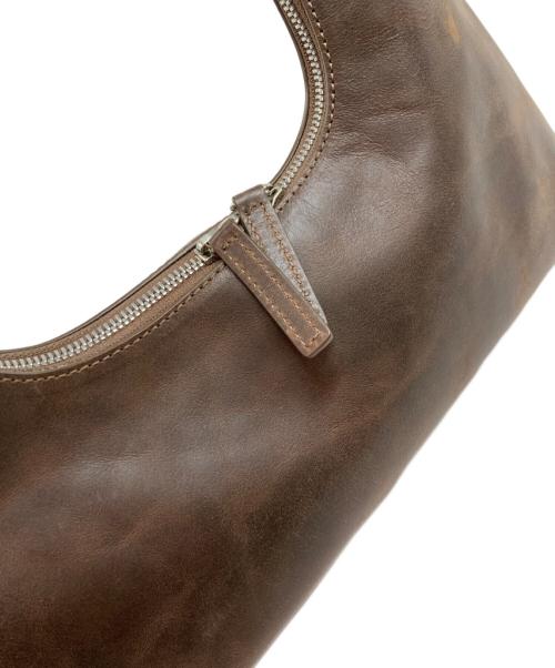 MARGESHERWOOD（マージシャーウッド）MARGESHERWOOD (マージシャーウッド) マーシャーウッドホーボーミニバッグ ブラウンの古着・服飾アイテム