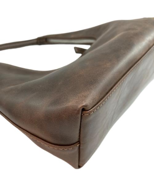 MARGESHERWOOD（マージシャーウッド）MARGESHERWOOD (マージシャーウッド) マーシャーウッドホーボーミニバッグ ブラウンの古着・服飾アイテム