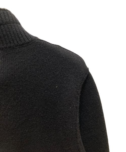 STONE ISLAND（ストーンアイランド）STONE ISLAND (ストーンアイランド) ハーフジップニット ブラック サイズ:Lの古着・服飾アイテム