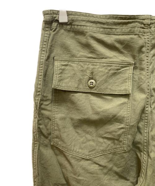 Needles（ニードルズ）Needles (ニードルズ) ストリングファティーグパンツ バックサテン カーキ サイズ:Sの古着・服飾アイテム