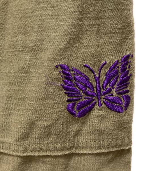 Needles（ニードルズ）Needles (ニードルズ) ストリングファティーグパンツ バックサテン カーキ サイズ:Sの古着・服飾アイテム