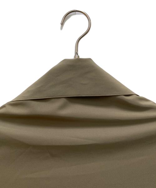 MM6 Maison Margiela（エムエムシックスメゾンマルジェラ）MM6 Maison Margiela (エムエムシックスメゾンマルジェラ) ドレープデザインブラウス カーキ サイズ:36の古着・服飾アイテム