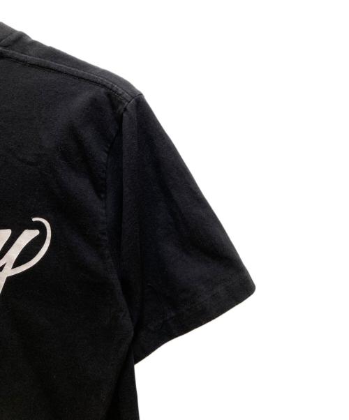 stussy（ステューシー）stussy (ステューシー) ロゴプリントTシャツ ブラック サイズ:Mの古着・服飾アイテム