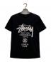stussy（ステューシー）の古着「ロゴプリントTシャツ」｜ブラック