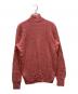 POLO RALPH LAUREN (ポロ・ラルフローレン) シルクハーフジップケーブルニット ピンク サイズ:S：10000円