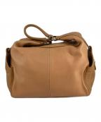 TOD'Sトッズ）の古着「レザーワンショルダーバッグ」｜ベージュ