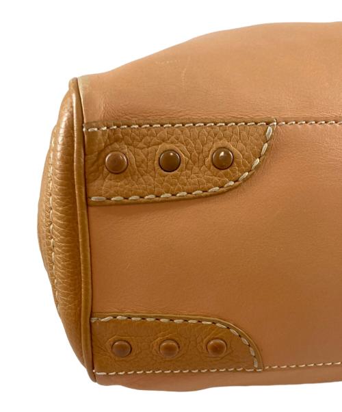 TOD'S（トッズ）TOD'S (トッズ) レザーワンショルダーバッグ ベージュの古着・服飾アイテム