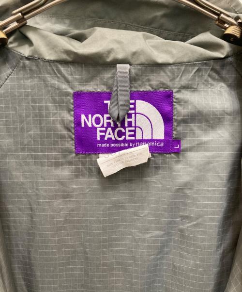 THE NORTHFACE PURPLELABEL（ザ・ノースフェイス パープルレーベル）THE NORTHFACE PURPLELABEL (ザ・ノースフェイス パープルレーベル) ミッドウェイト 65/35 マウンテンコート グレー サイズ:Lの古着・服飾アイテム