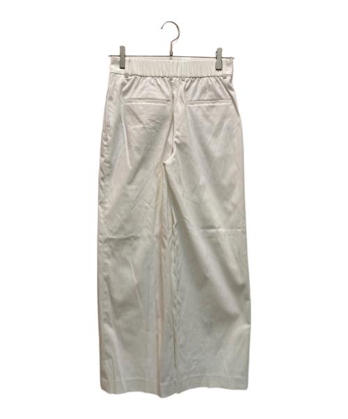 PLST（プラステ）PLST (プラステ) リネンブレンドワイドパンツ ホワイト サイズ:Sの古着・服飾アイテム