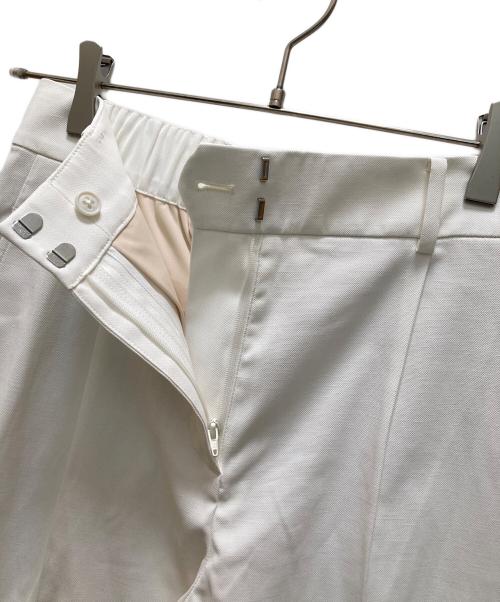 PLST（プラステ）PLST (プラステ) リネンブレンドワイドパンツ ホワイト サイズ:Sの古着・服飾アイテム