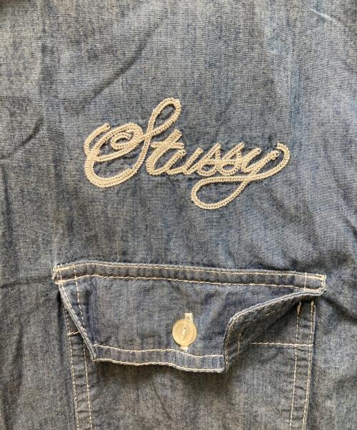 stussy（ステューシー）stussy (ステューシー) Dickies (ディッキーズ) デニムシャツ インディゴ サイズ:Mの古着・服飾アイテム